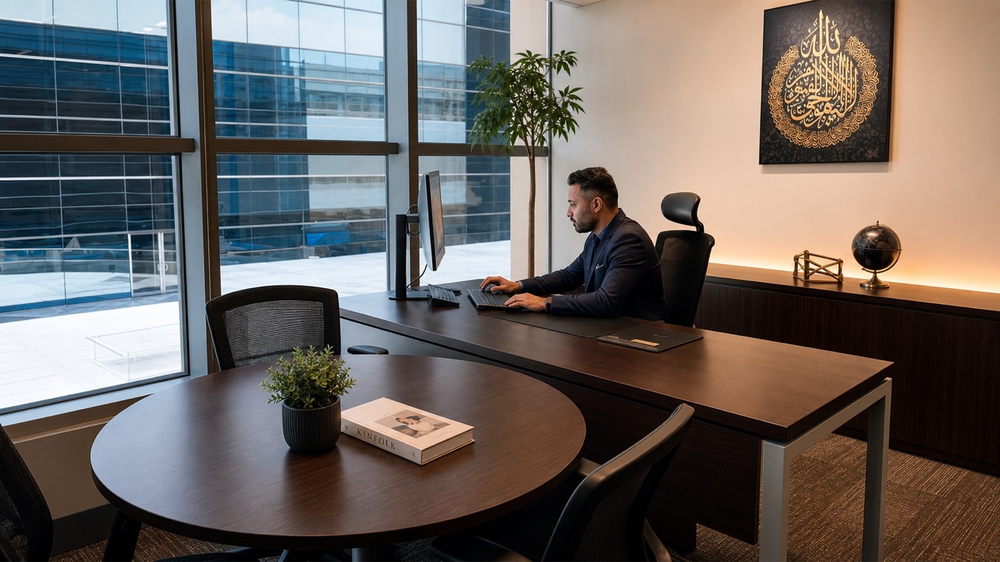 Premium corporate workspace at Beeline International FZCO